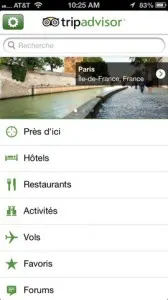 application pour voyager 