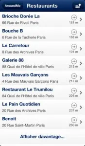 application around me iPhone