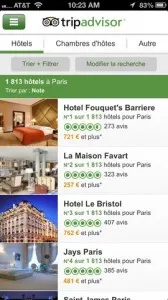 application iphone trip advisor 