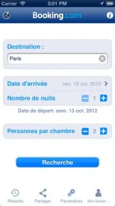 application booking