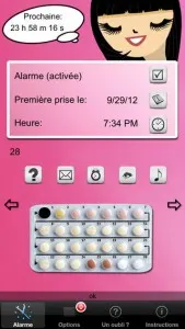 Application la pilule